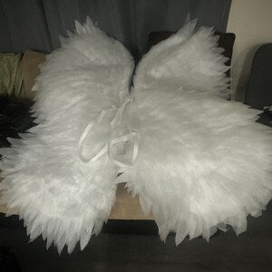 Angel wings costume cosplay white angel bird wings cosplay photo props birthday butterfly wings