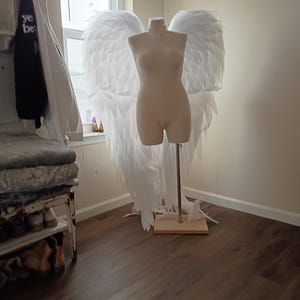 Huge White Angel Wings – Izolon Costume Accessory, Festival Wear