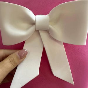 Black White Bow Garland, Bow Banner Decor, Party Garland, Mantel Garland, Outdoor Decor, Festive Home Decoration