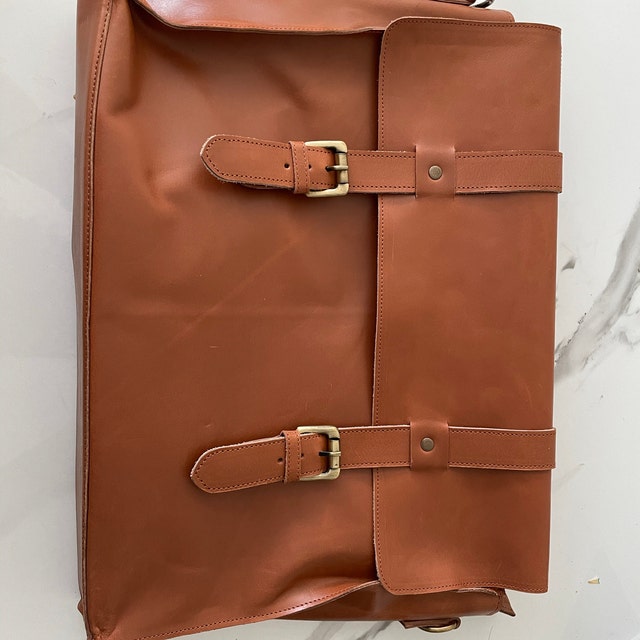 leather messenger bag women leather laptop crossbody bag satchel work bag gift for her girlfriend 15" inches computer office bag on sale