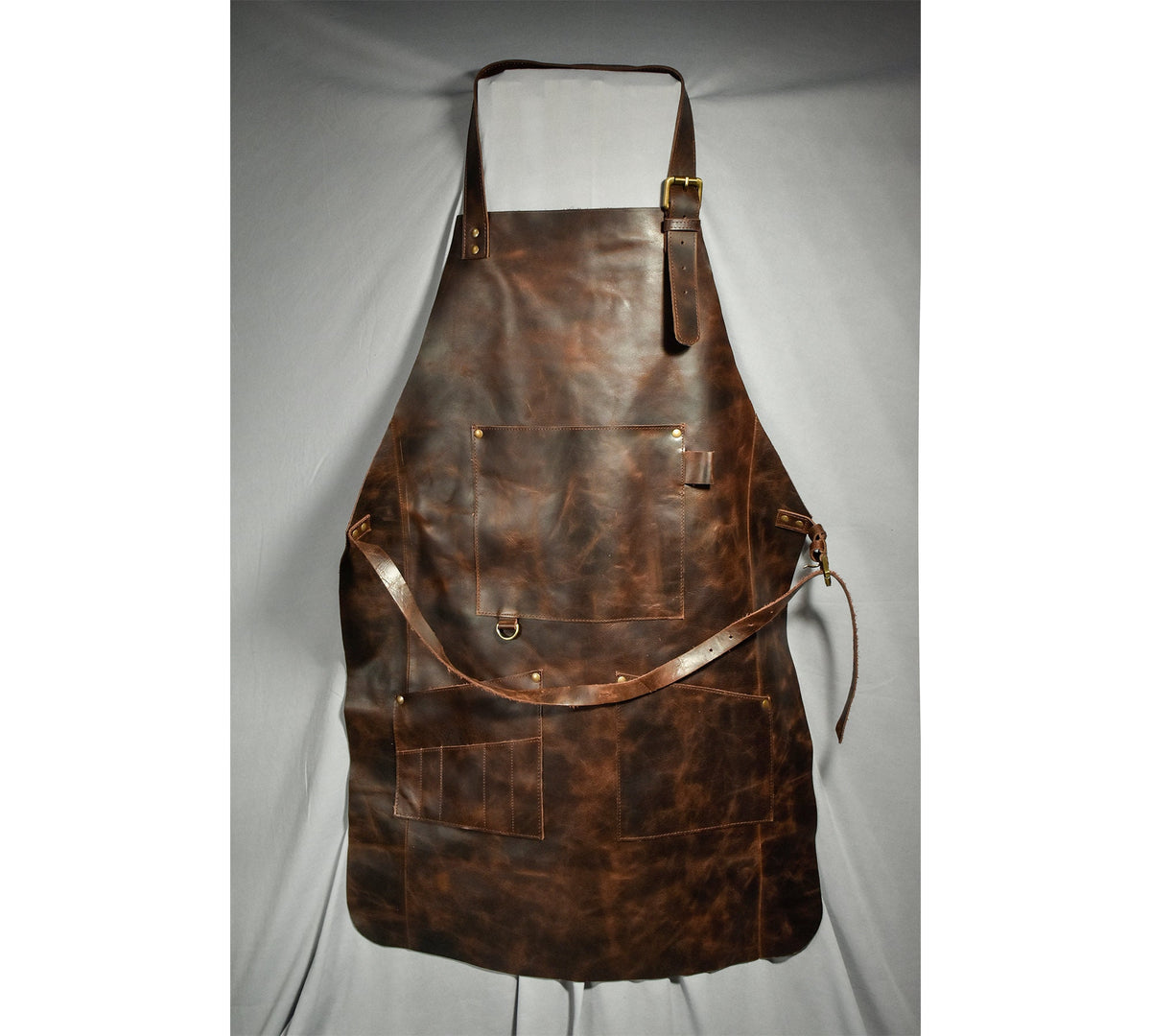 leather apron men woodworking apron blacksmith apron valentines gift for him apron for men strap apron with logo custom apron personalized image 1