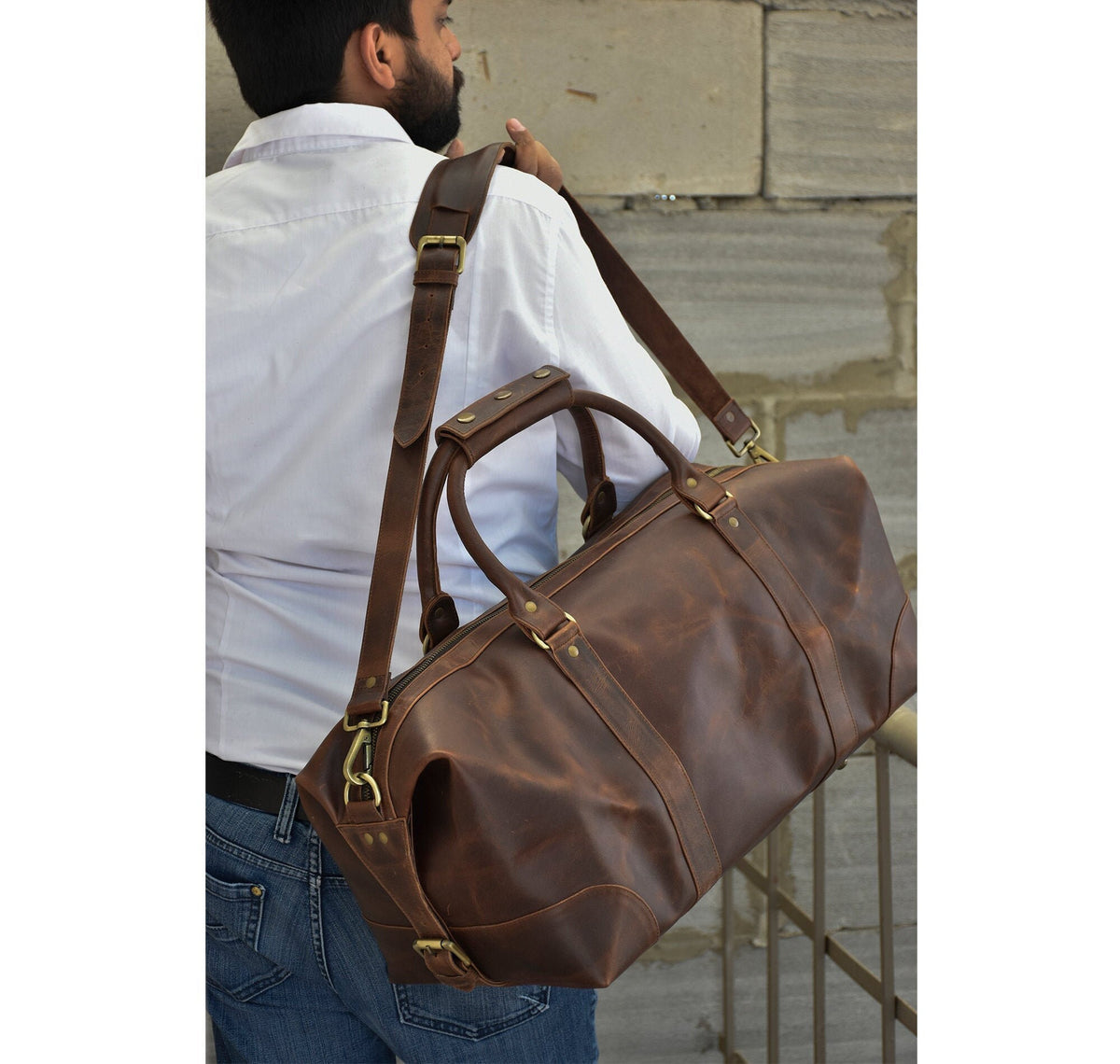 leather weekender bag duffel bag for men leather overnight holdall duffle leather gym weekend travel bags fathers personalized gifts husband
