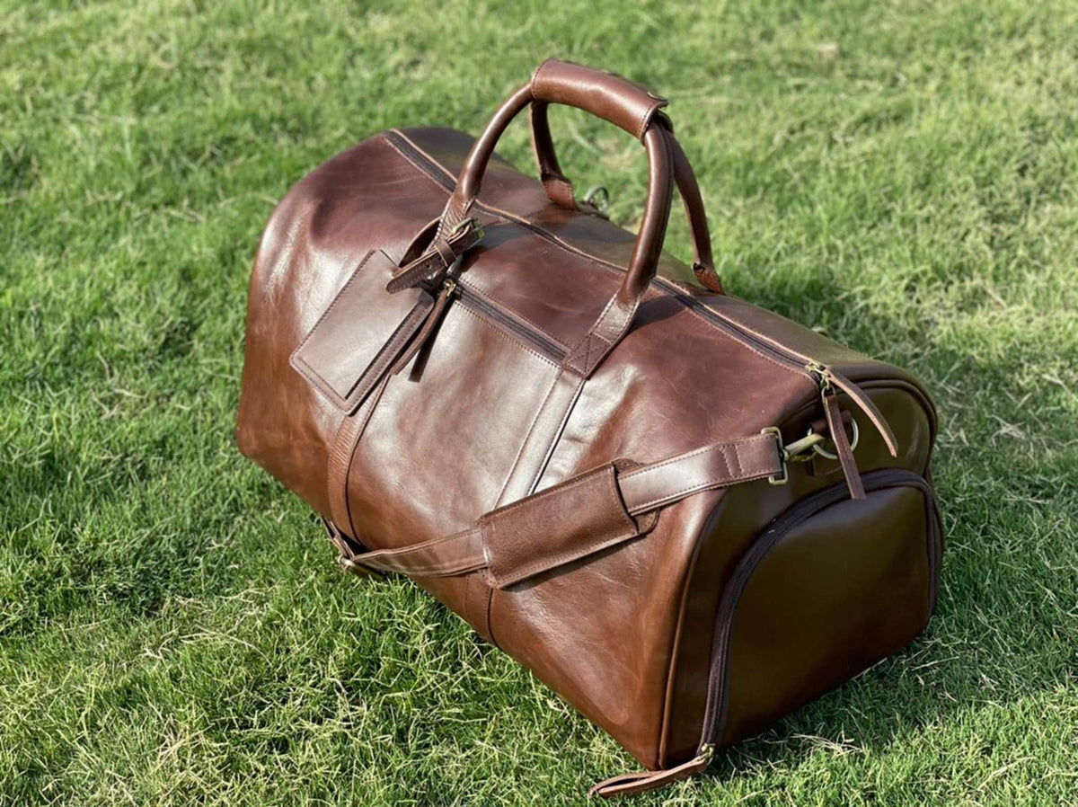 leather duffel weekender bag men PERSONALIZED duffle bag full grain leather overnight weekend bag travel gifts for him gym boyfriend holdall