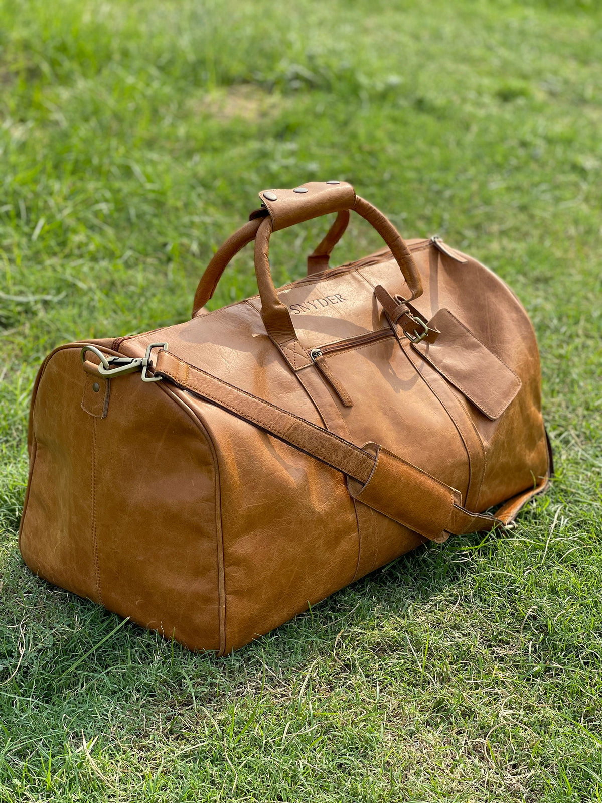 Groomsmen Handmade Full grain Leather Duffle bag with shoe compartment Personalized Large Weekender Bags Vacation Travel Bags Best Men Gifts
