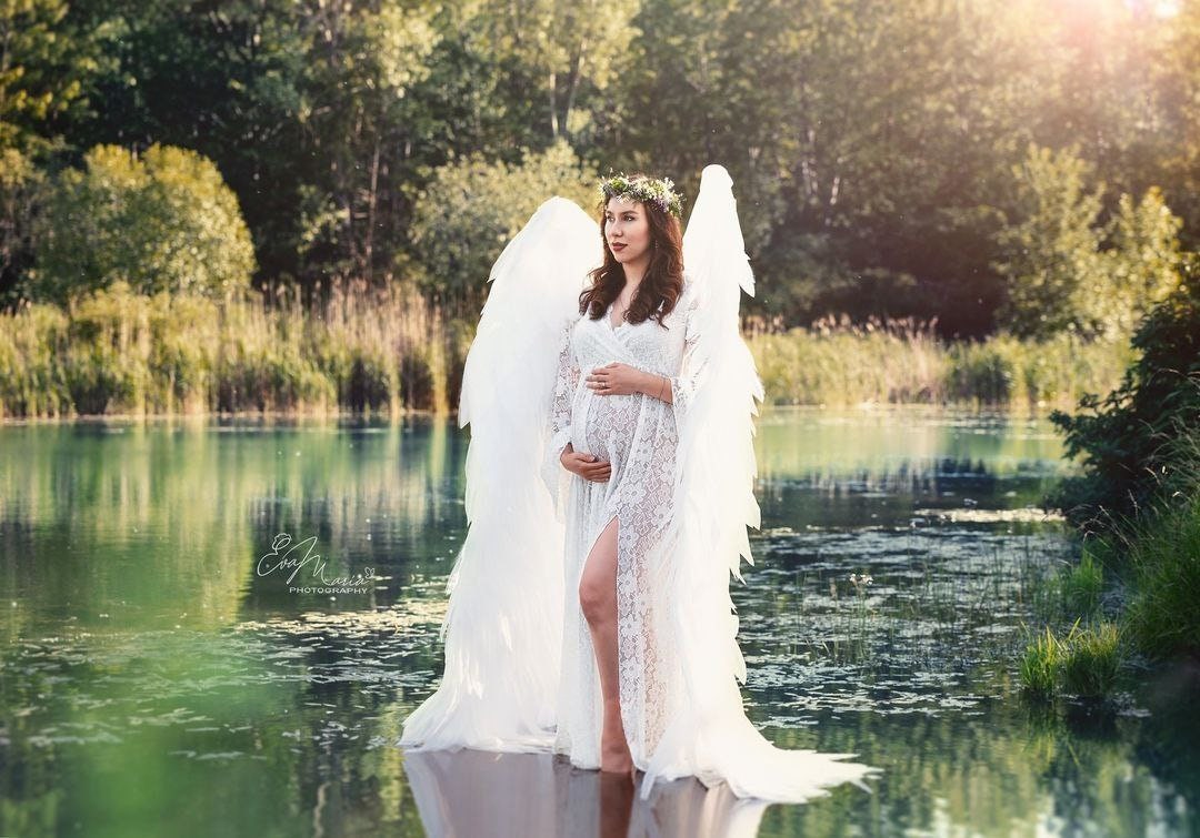 Angel wings costume large white cosplay outfit for party carnival and events