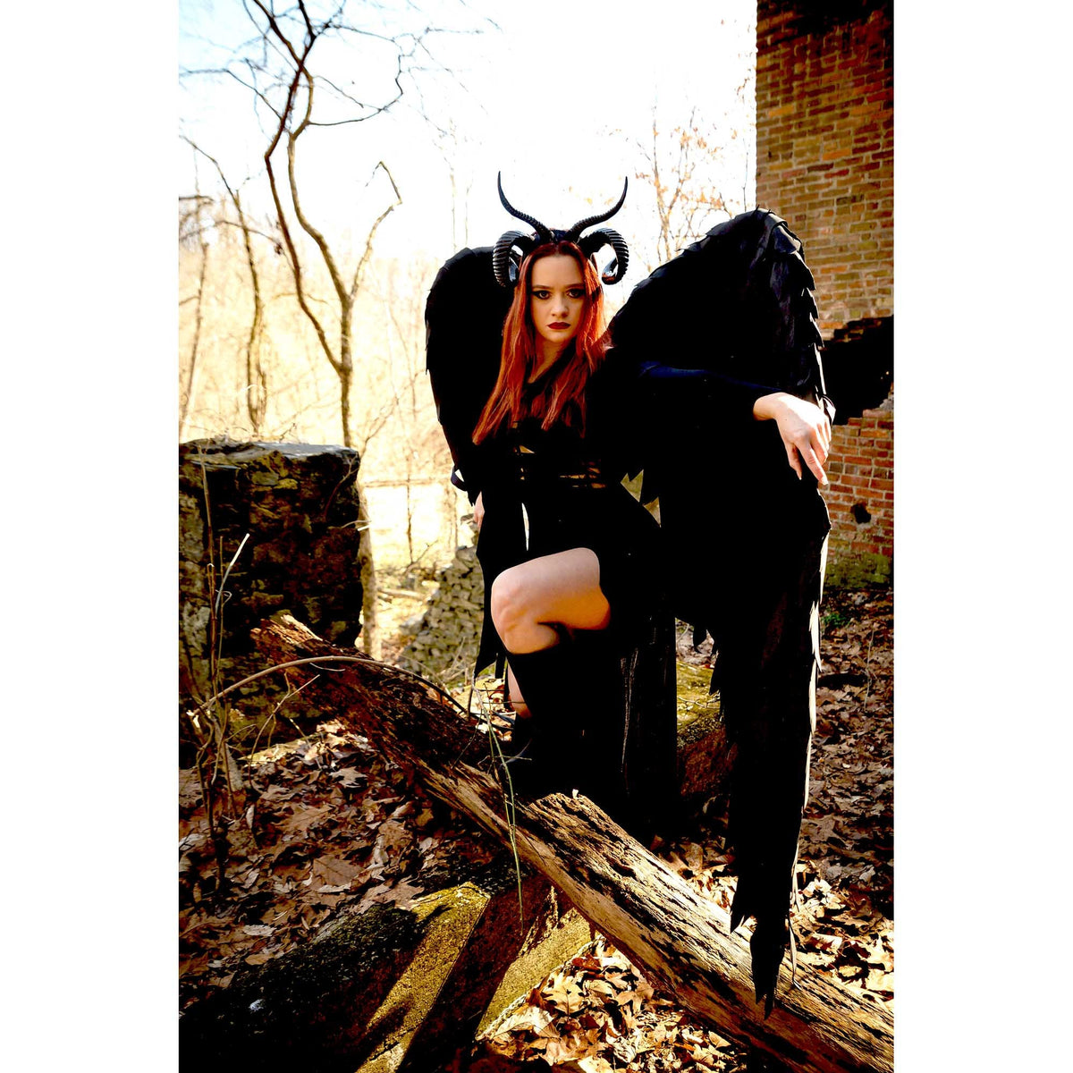 Black angel wings costume cosplay props devil large  big angel wings  halloween party festival