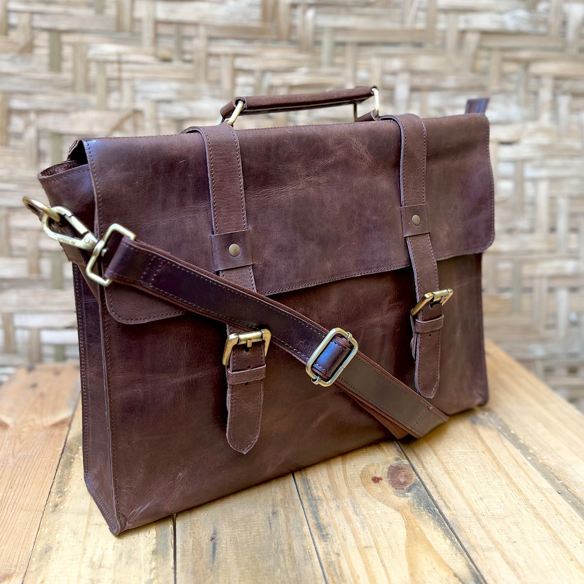 Perfect to be used as a travel bag as well to be carried to university. The bag has ample of space to hold a laptop. It has a special laptop compartment with soft padding to prevent it from scratches. The inside is lined with high quality fabric.