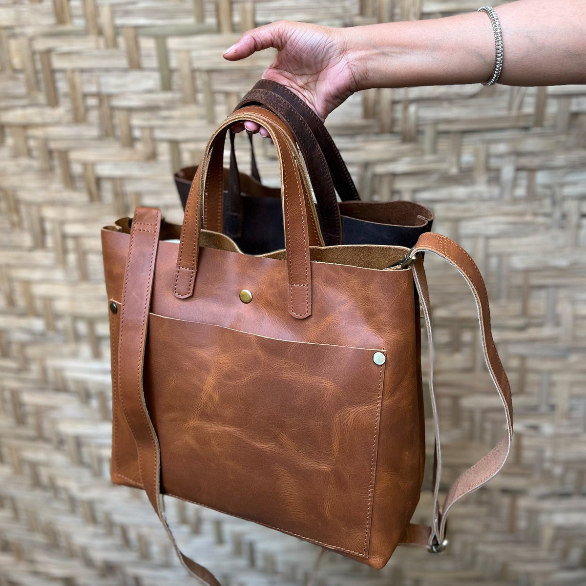 small tote bag leather tote bag for women mini leather tote mother day gift for her leather purse work bag handbag personalized shopper bags