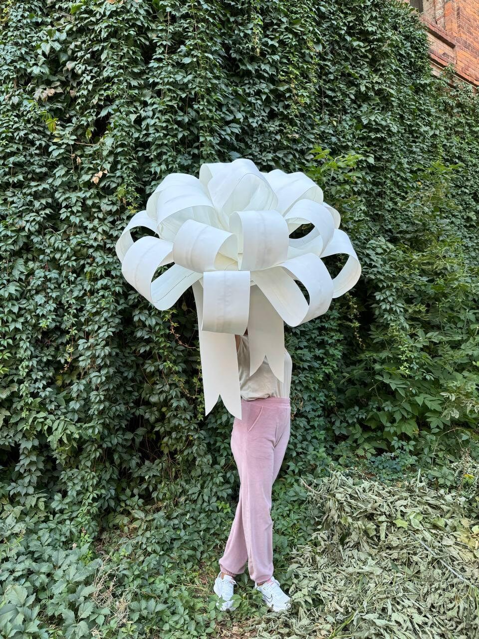 Large gift bow for car, wedding decor, wedding decor, coffee shop, wedding decor, giant bow, pink, red, any color of your choice