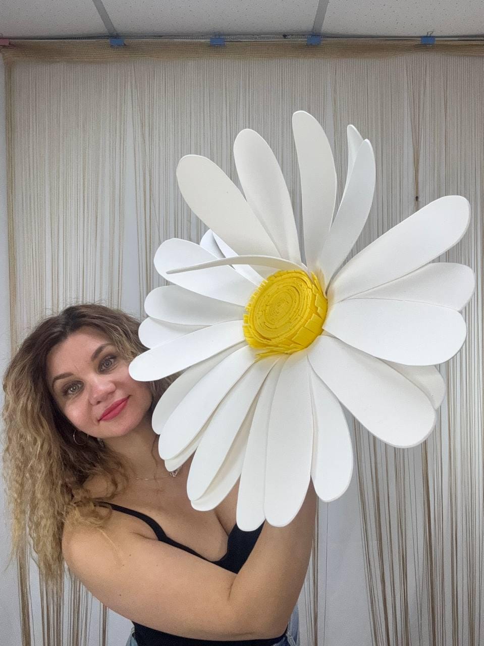 Daisy Flower Headband Tutorial | How to Make a Floral Headpiece | Digital Download image 2