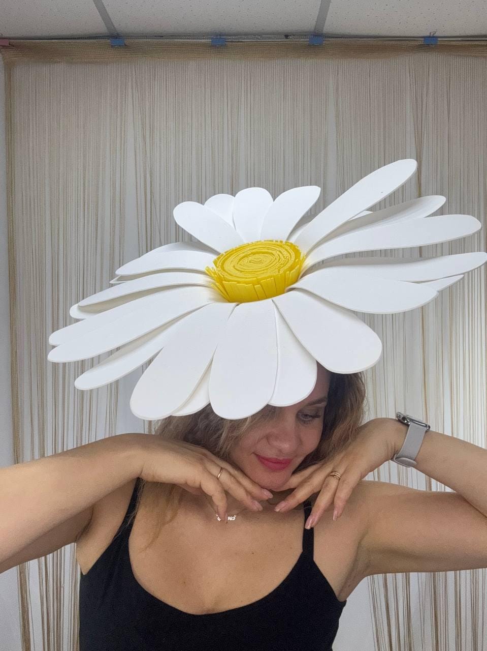 Daisy Flower Headband Tutorial | How to Make a Floral Headpiece | Digital Download image 6