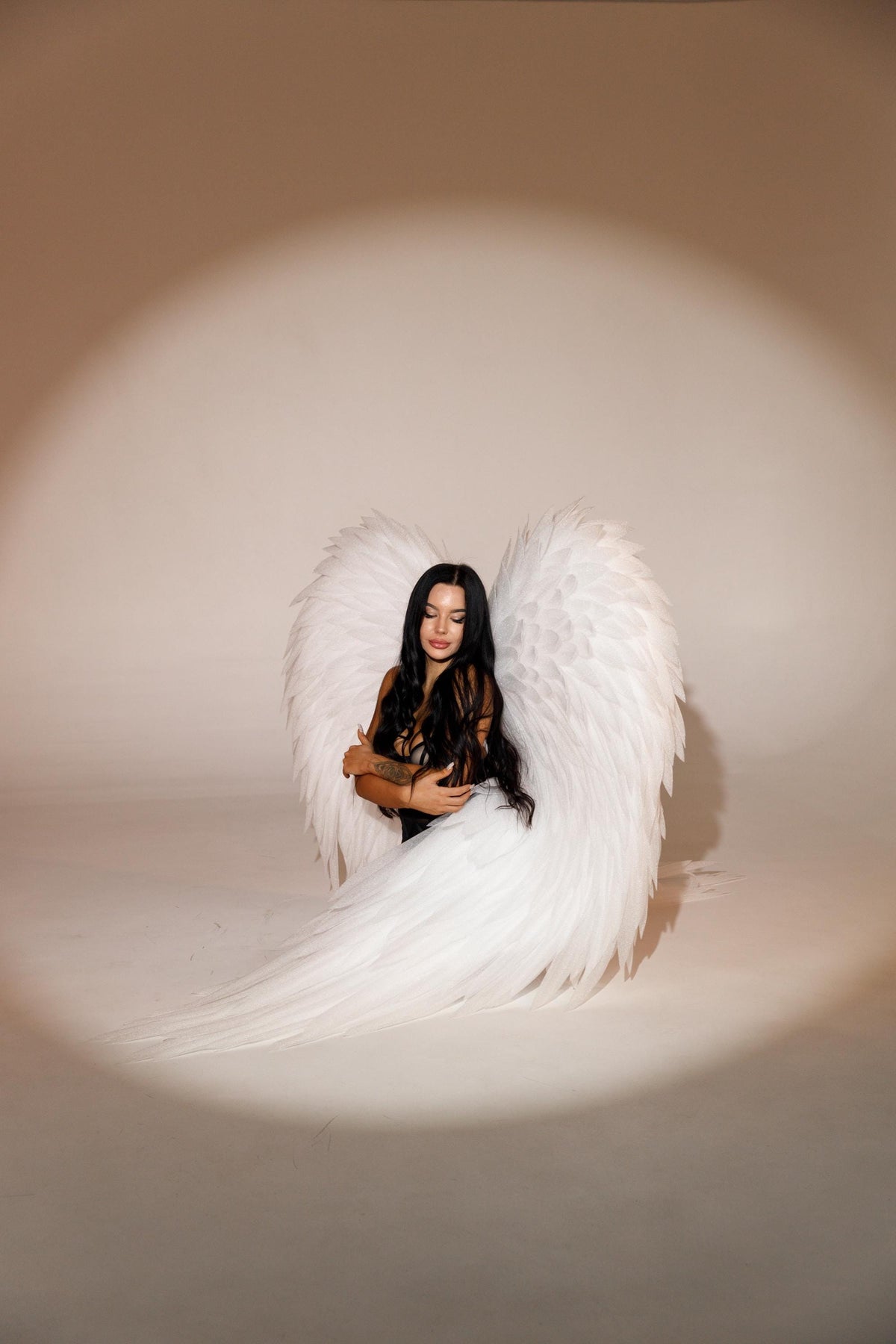 White Izolon Angel Wings Costume, Cosplay Accessory, Women's Wings image 8