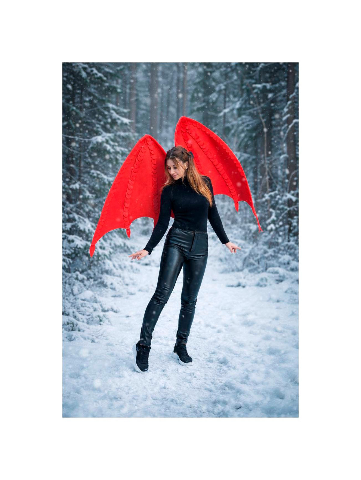 Bat Wings Cosplay Costume, Vampire Demon Dragon Wings, Black Gothic Wings, Halloween Costume image 1