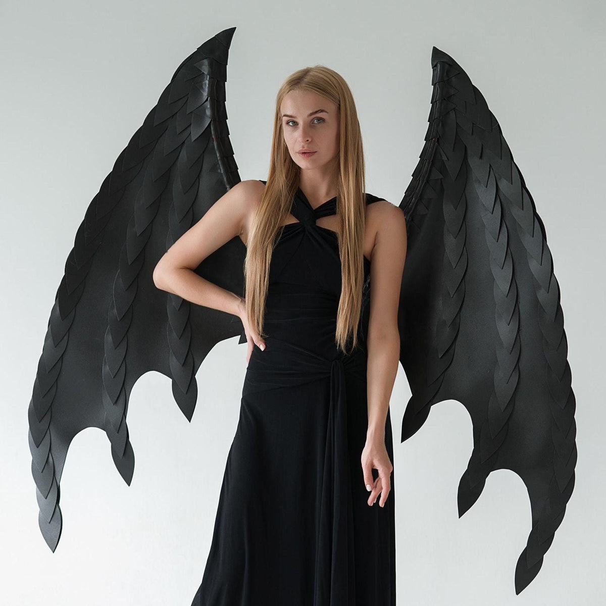 The dragon's large black wings  – Cosplay, Festival, Party Wear- Vampire wings- bat wings- demon wings