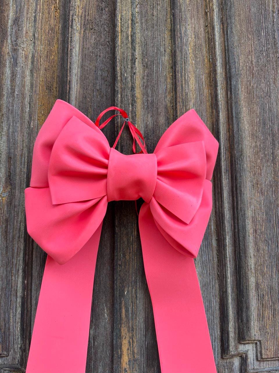 Wedding aisle decor chair bows large ceremony decorations oversized bow for chairs reception church barn bridal party seating decor image 10