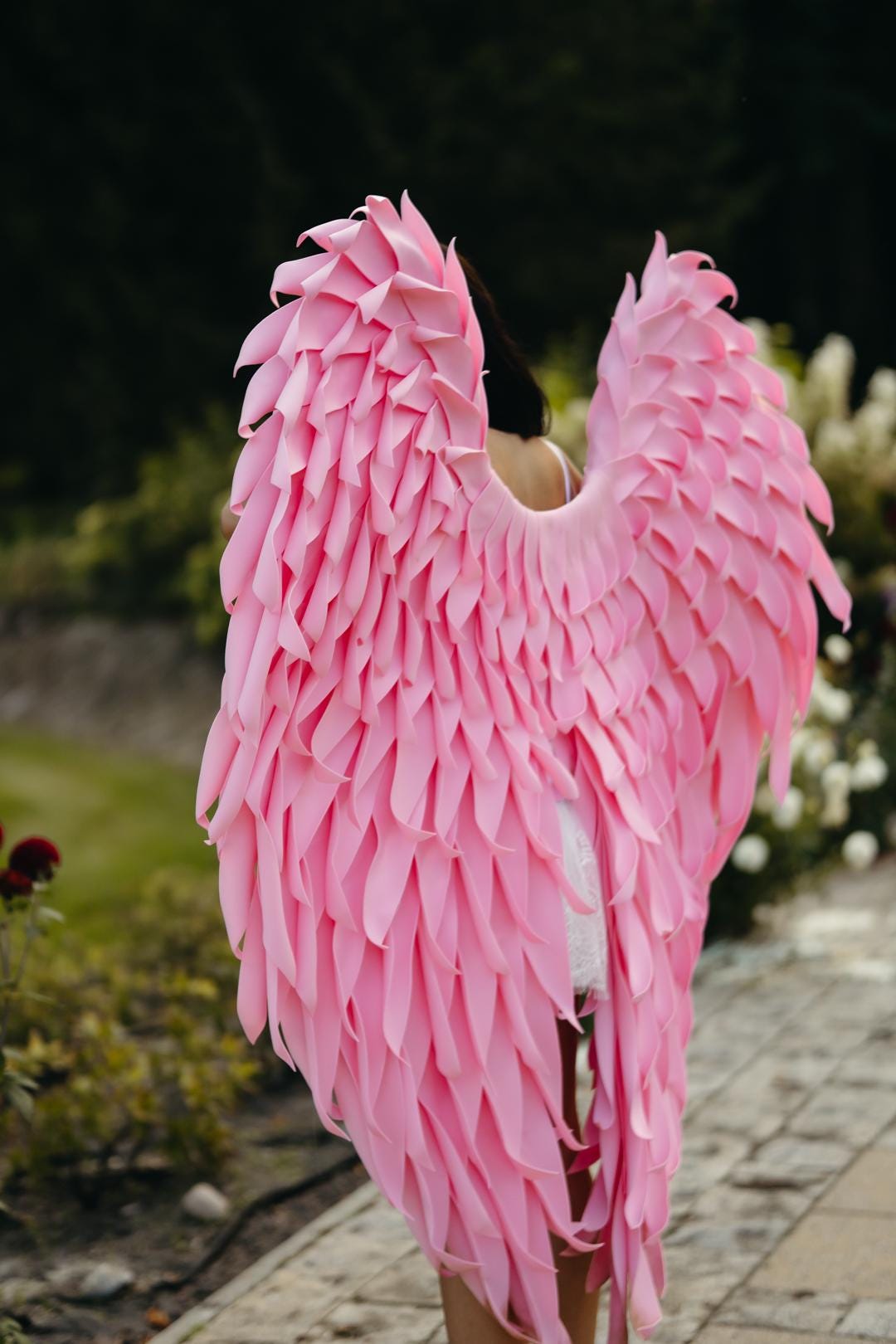 Pink Angel Wings Costume, Cosplay Accessory, Angel Costume Women, accessory for photo shoots 2026-Large pink wings image 7