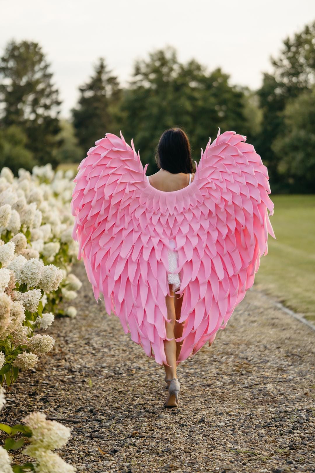 Pink Angel Wings Costume, Cosplay Accessory, Angel Costume Women, accessory for photo shoots 2026-Large pink wings image 5