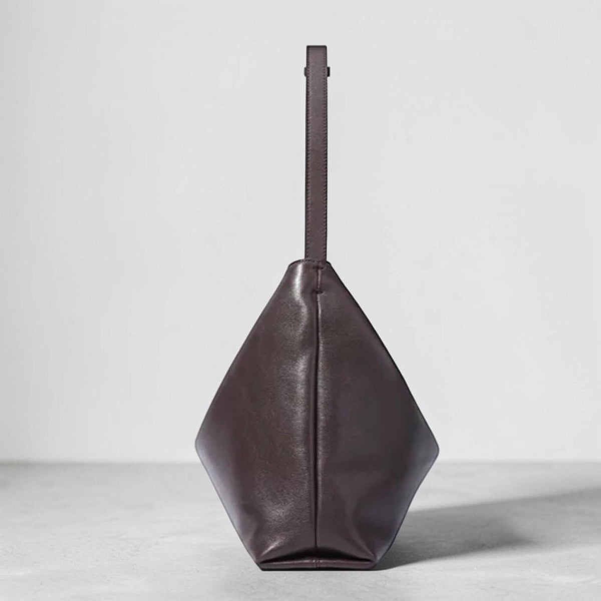 Lambskin Leather Tote Bag Women, Soft Shoulder Bag, Large Capacity Crossbody Purse, Minimalist Everyday Handbag, Designer Commuter Bag image 3