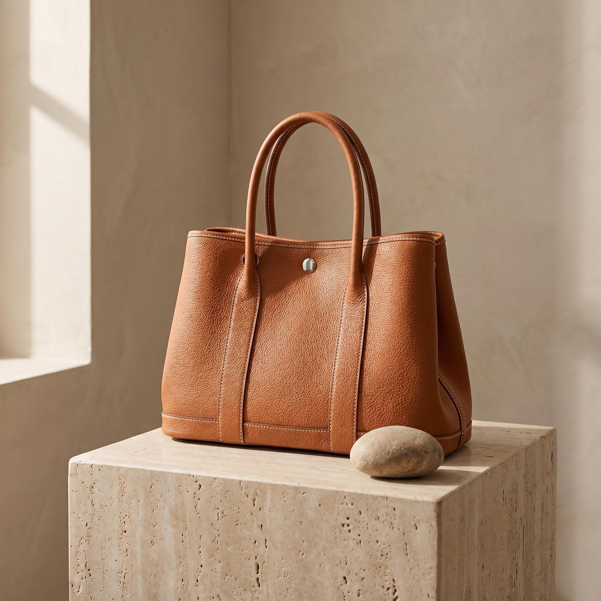 Handmade Leather Tote Bag Women, Full Grain Cowhide Shoulder Bag, Large Capacity Crossbody Purse, Womens Work Handbag, Adjustable Strap