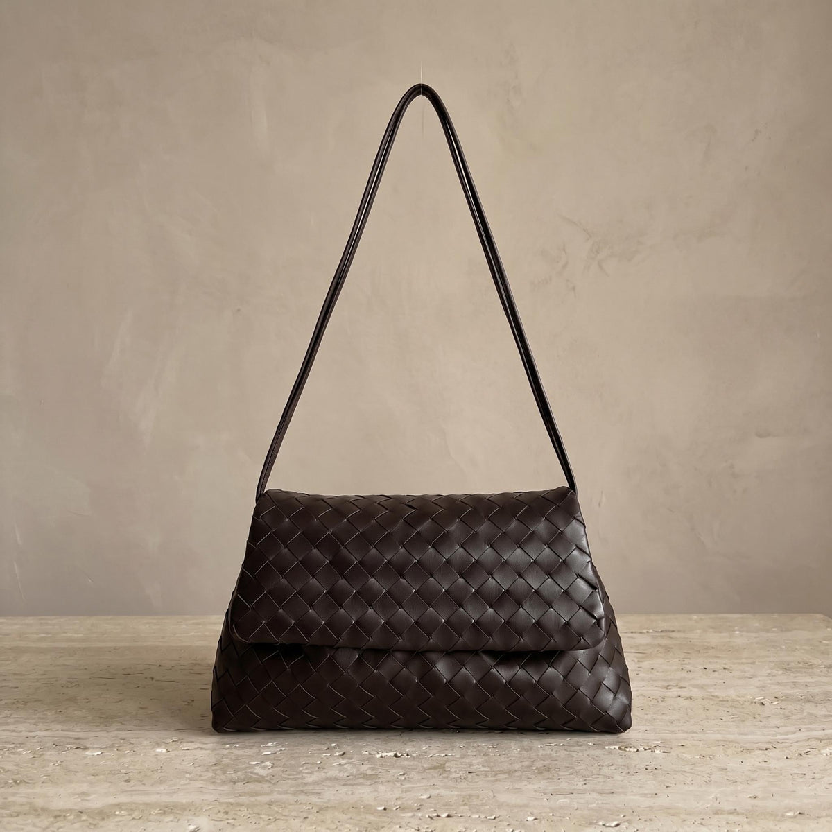 Woven Lambskin Shoulder Bag, Soft Woven Leather Tote, Minimalist Quiet Luxury Handbag, Designer Style Purse, Everyday Bag for Her