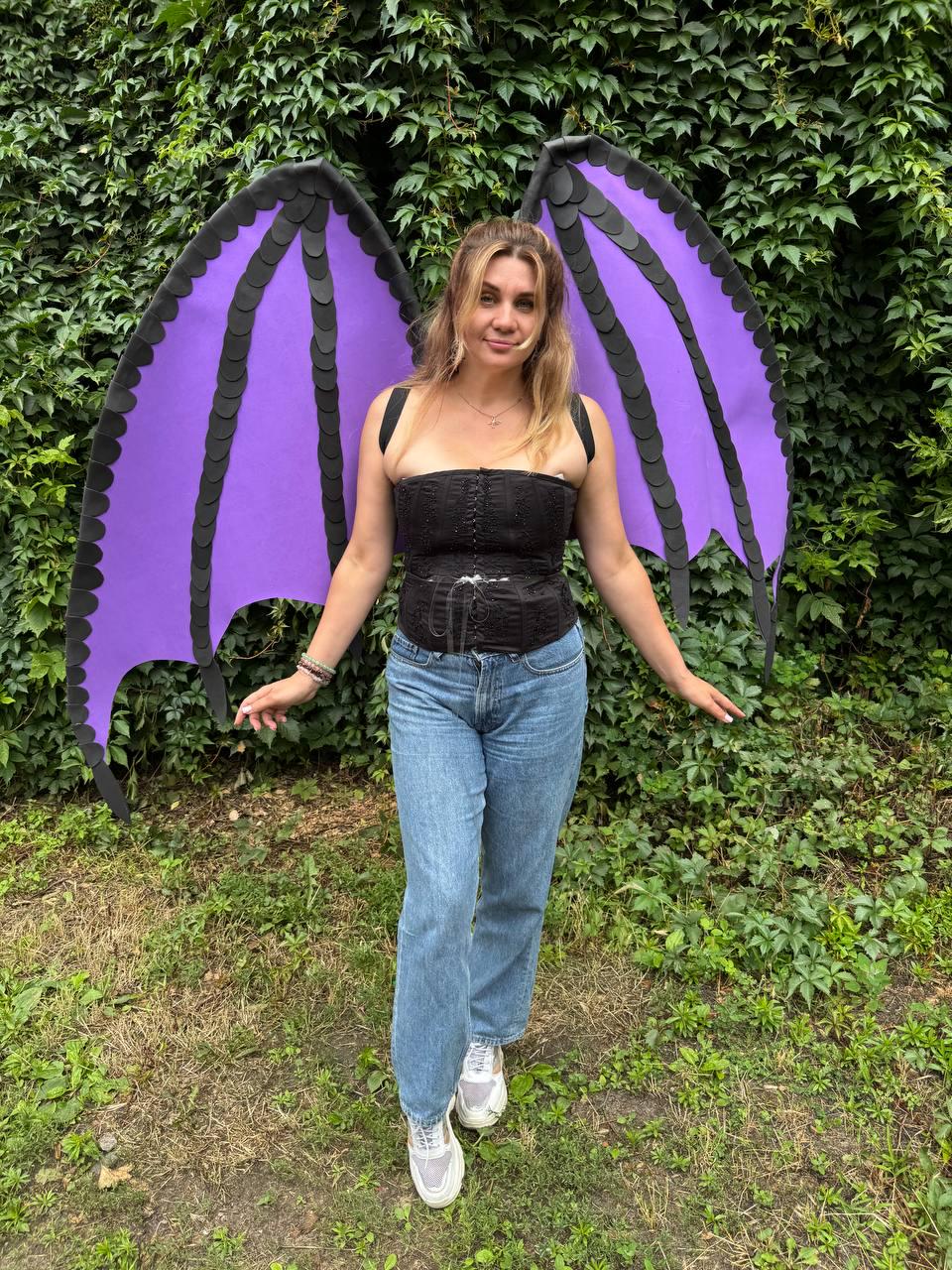 Bat Wings Costume, Dragon Arm Wings, Wearable Bat Wings, Cosplay Wings, Dragon Costume, Halloween Costume, Adult & Kids image 18
